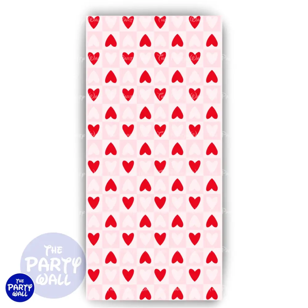 San Valentín - Funda para mampara de punta redonda o rectangular The Party Wall