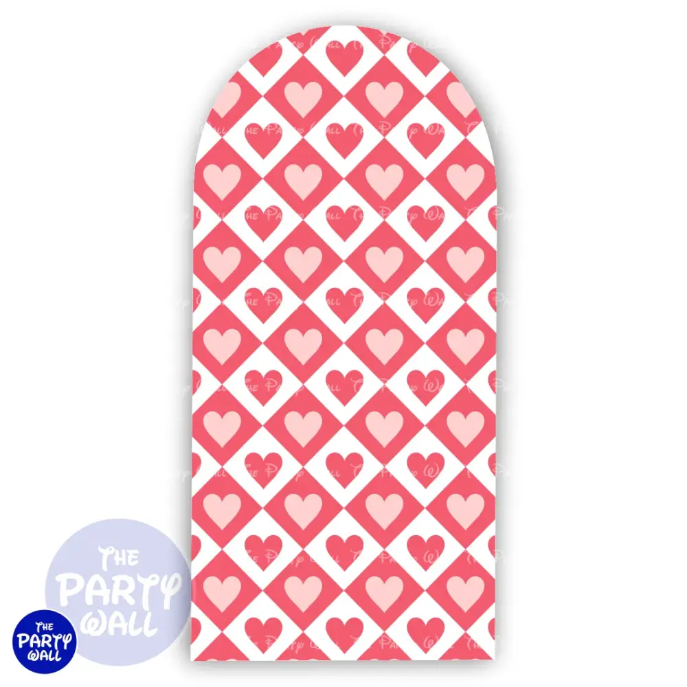 San Valentín - Funda para mampara de punta redonda o rectangular The Party Wall