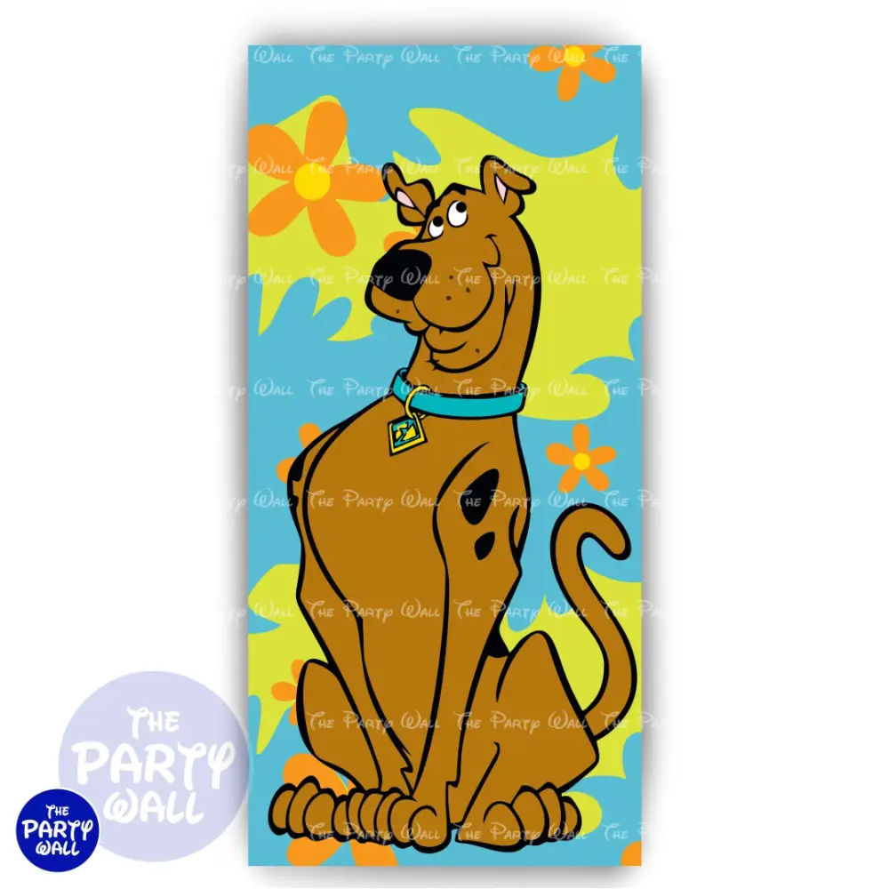Scooby Doo - Funda para mampara de punta redonda o rectangular The Party Wall
