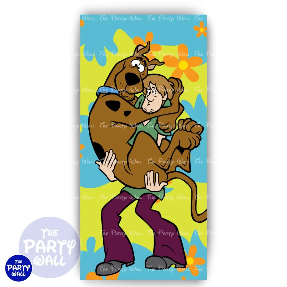 Scooby Doo - Funda para mampara de punta redonda o rectangular The Party Wall