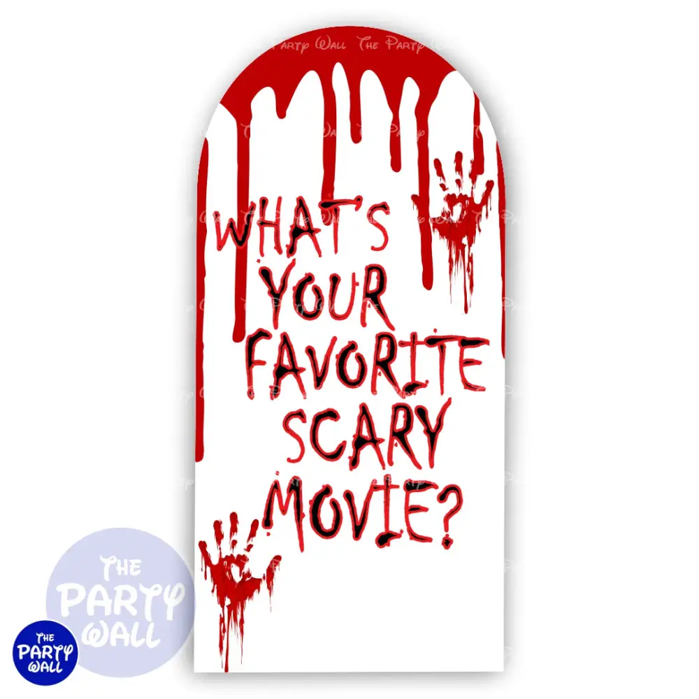 Scream - Funda para mampara de punta redonda o rectangular The Party Wall