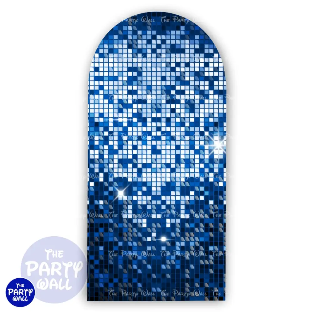 Shimmer Wall - Funda para mampara de punta redonda o rectangular The Party Wall