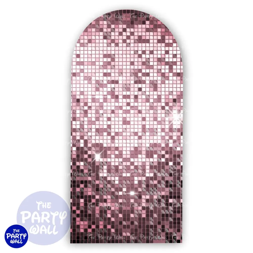 Shimmer Wall - Funda para mampara de punta redonda o rectangular The Party Wall