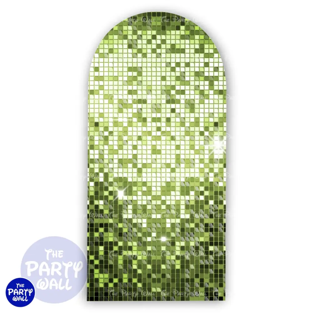 Shimmer Wall - Funda para mampara de punta redonda o rectangular The Party Wall