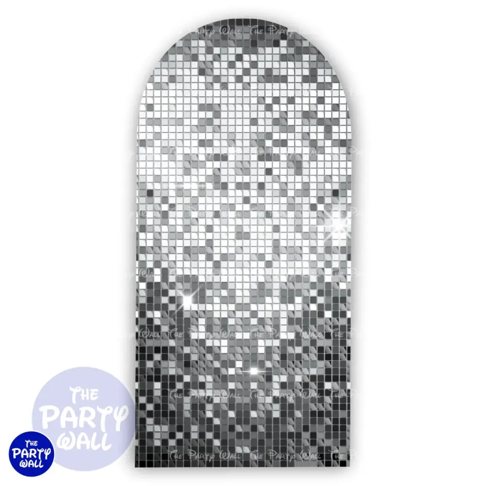 Shimmer Wall - Funda para mampara de punta redonda o rectangular The Party Wall