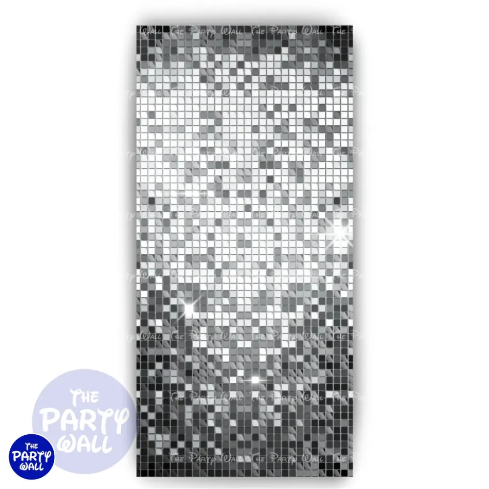 Shimmer Wall - Funda para mampara de punta redonda o rectangular The Party Wall