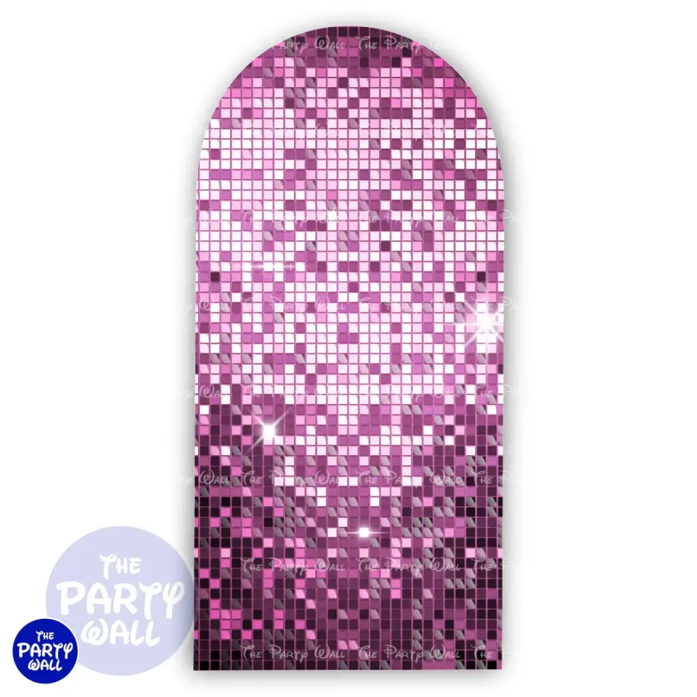 Shimmer Wall - Funda para mampara de punta redonda o rectangular The Party Wall