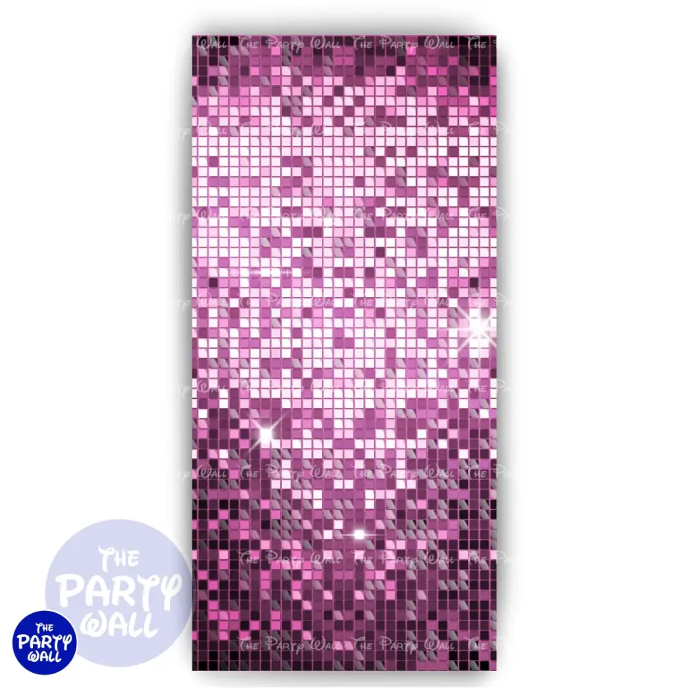 Shimmer Wall - Funda para mampara de punta redonda o rectangular The Party Wall