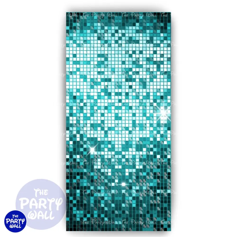 Shimmer Wall - Funda para mampara de punta redonda o rectangular The Party Wall