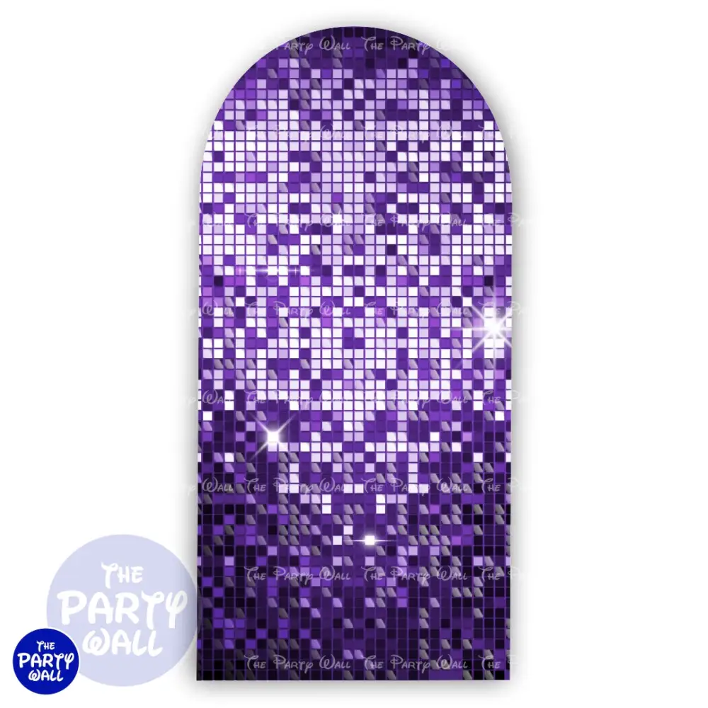 Shimmer Wall - Funda para mampara de punta redonda o rectangular The Party Wall