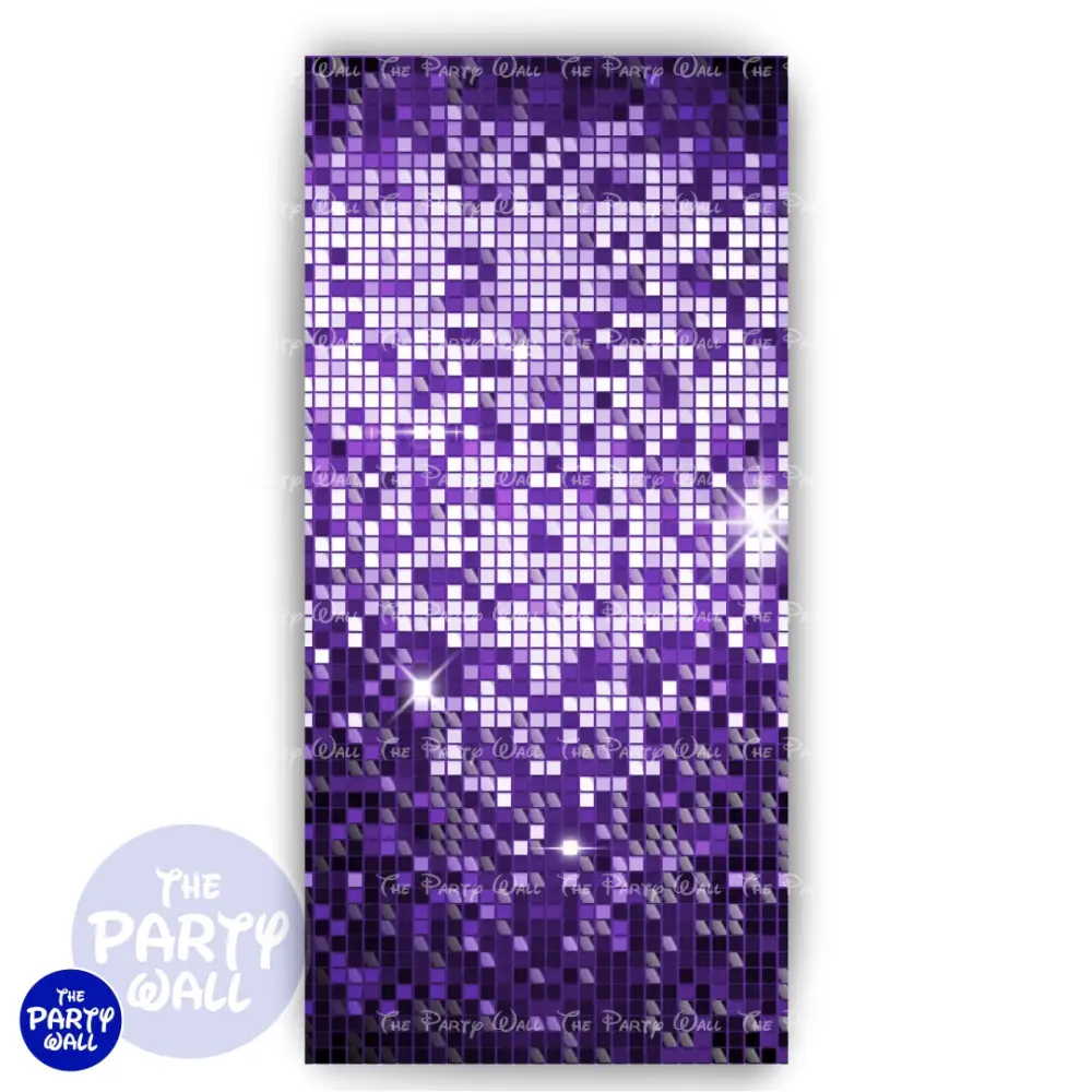 Shimmer Wall - Funda para mampara de punta redonda o rectangular The Party Wall