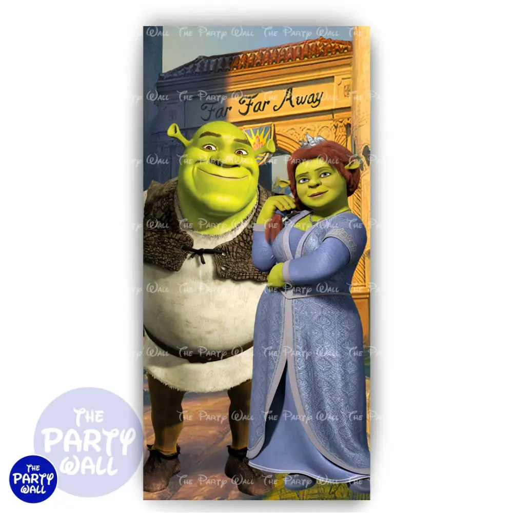 Shrek - Funda para mampara de punta redonda o rectangular The Party Wall