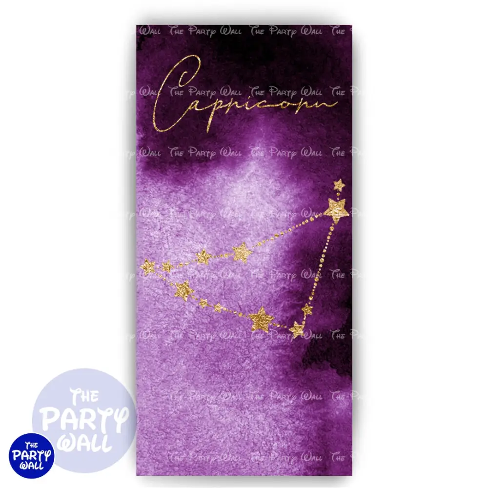 Signos Zodiacales - Funda para mampara de punta redonda o rectangular The Party Wall