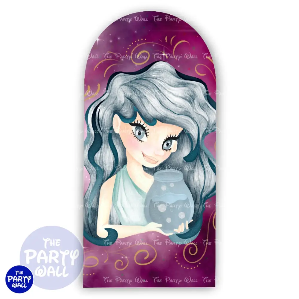 Signos Zodiacales - Funda para mampara de punta redonda o rectangular The Party Wall