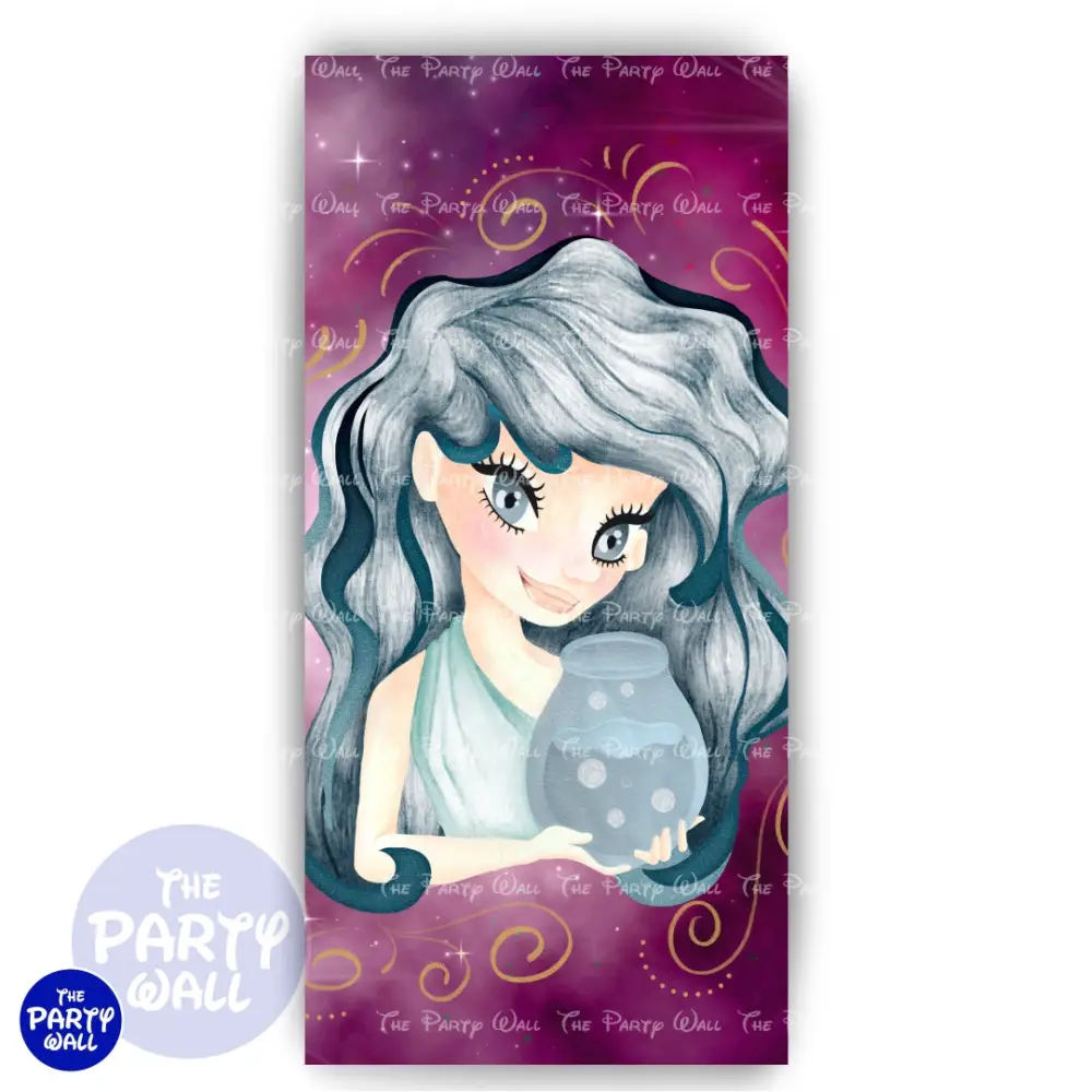 Signos Zodiacales - Funda para mampara de punta redonda o rectangular The Party Wall