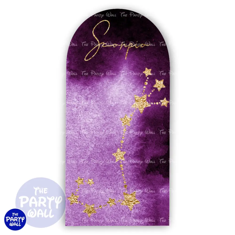 Signos Zodiacales - Funda para mampara de punta redonda o rectangular The Party Wall