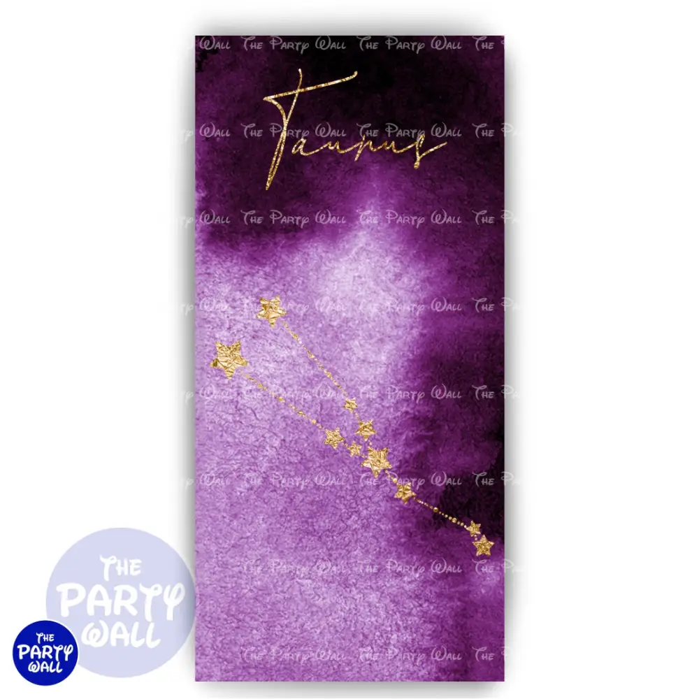 Signos Zodiacales - Funda para mampara de punta redonda o rectangular The Party Wall