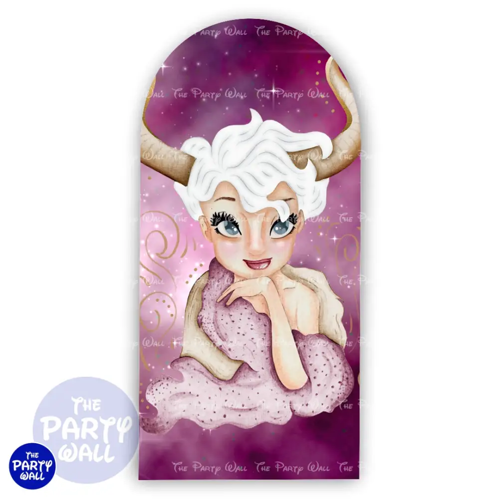 Signos Zodiacales - Funda para mampara de punta redonda o rectangular The Party Wall