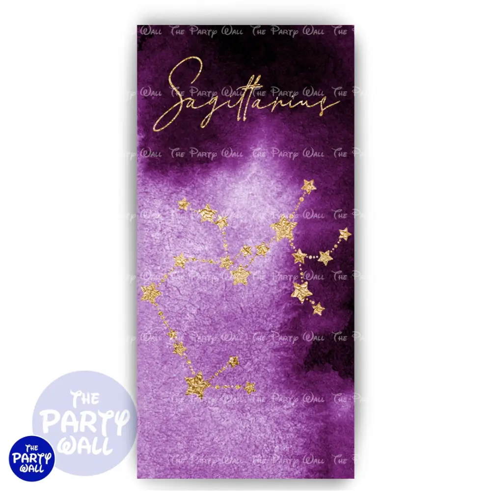 Signos Zodiacales - Funda para mampara de punta redonda o rectangular The Party Wall