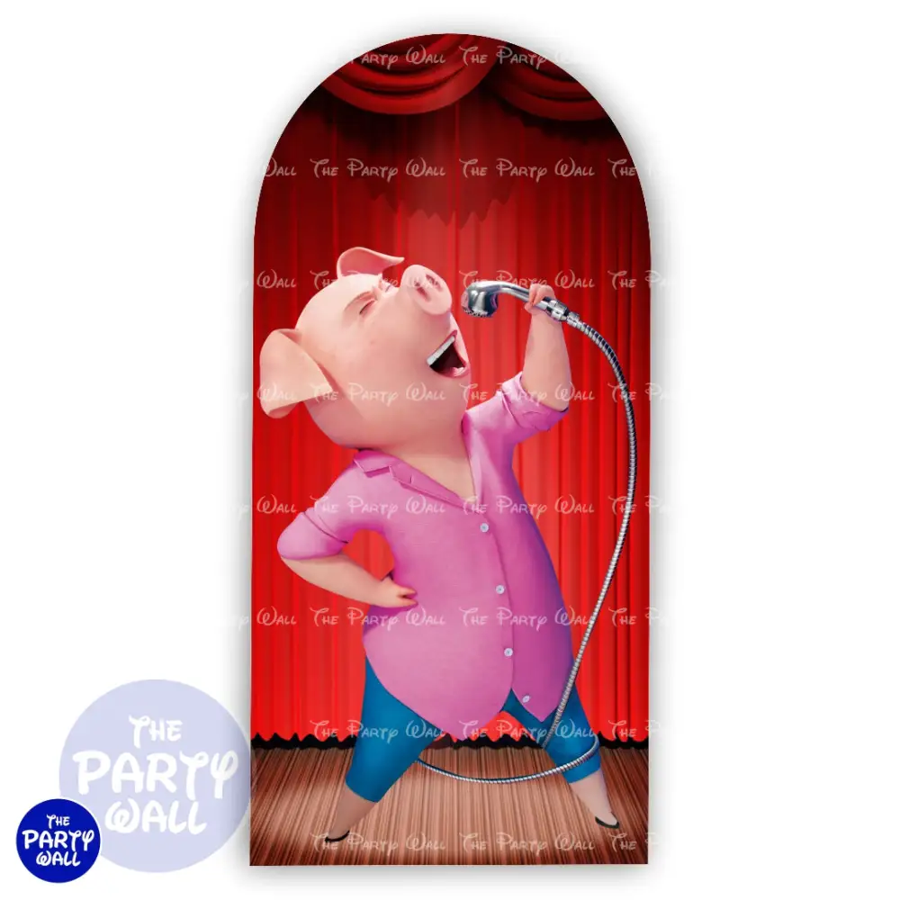 Sing - Funda para mampara de punta redonda o rectangular The Party Wall