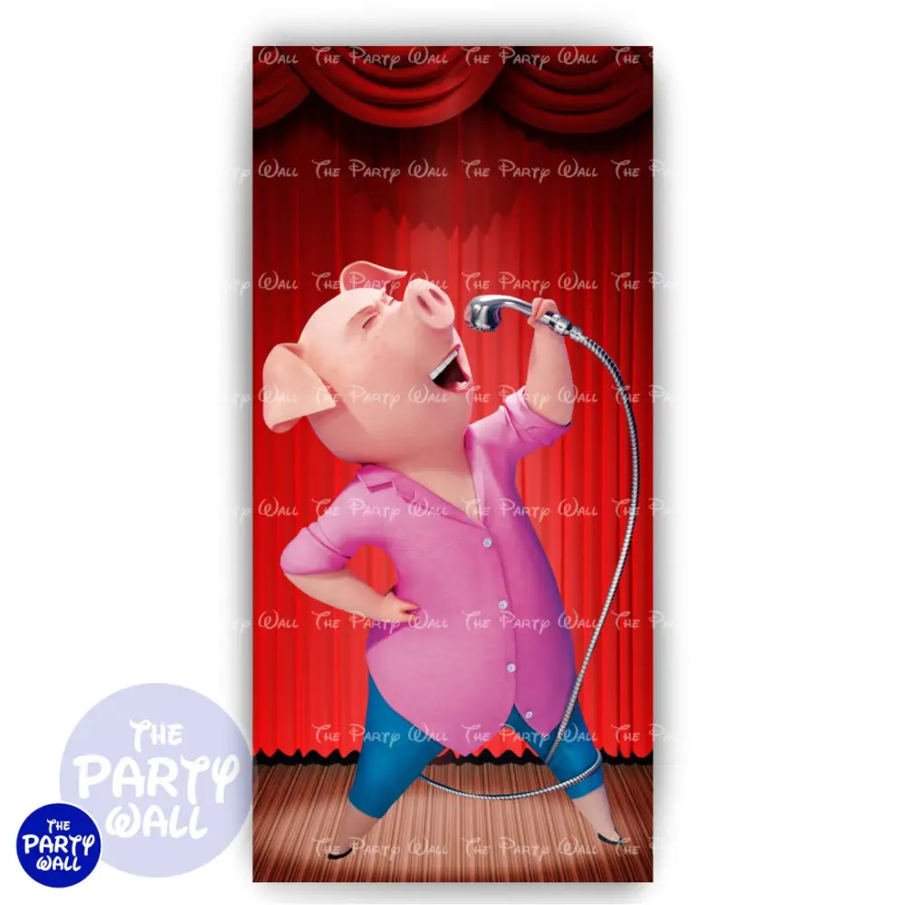 Sing - Funda para mampara de punta redonda o rectangular The Party Wall
