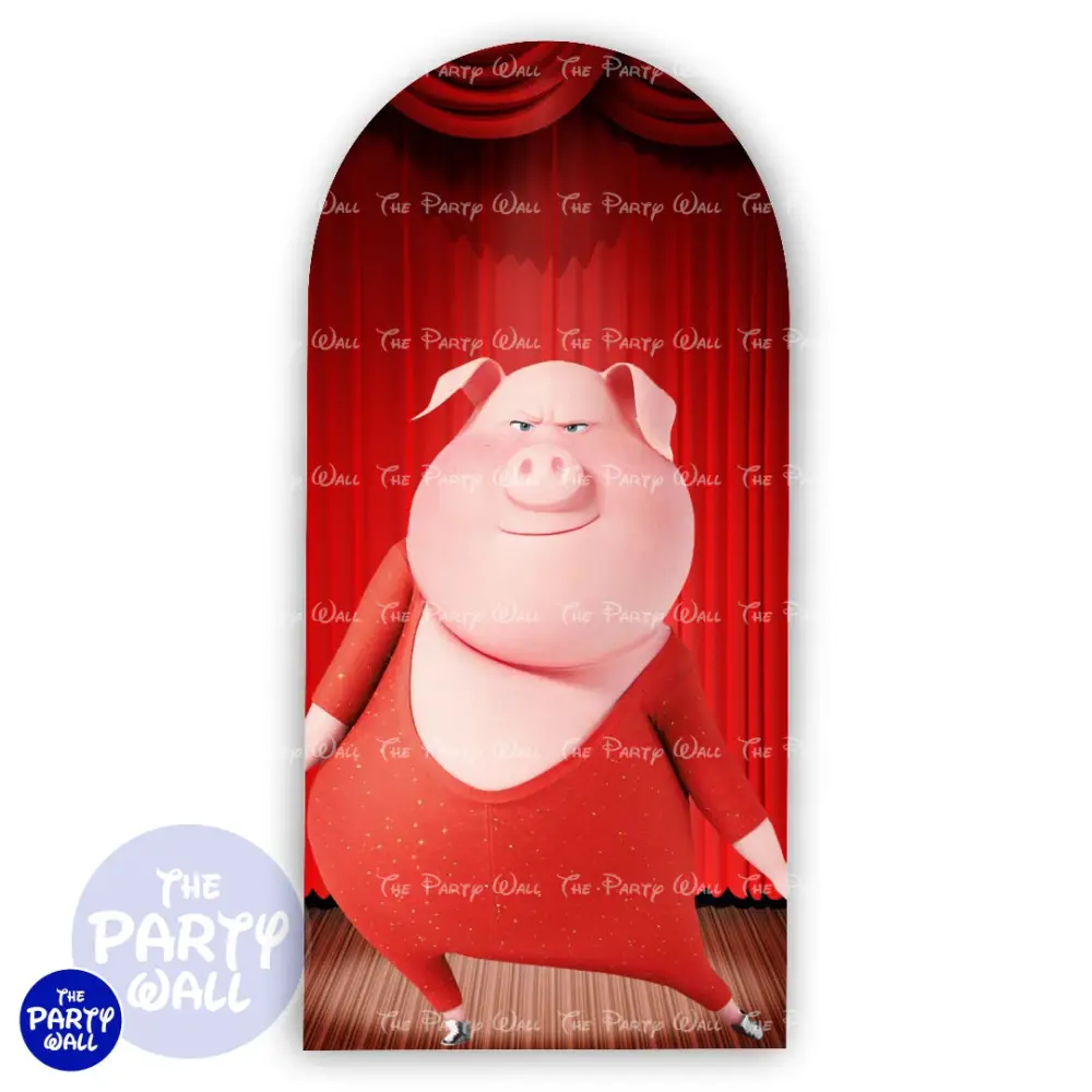 Sing - Funda para mampara de punta redonda o rectangular The Party Wall