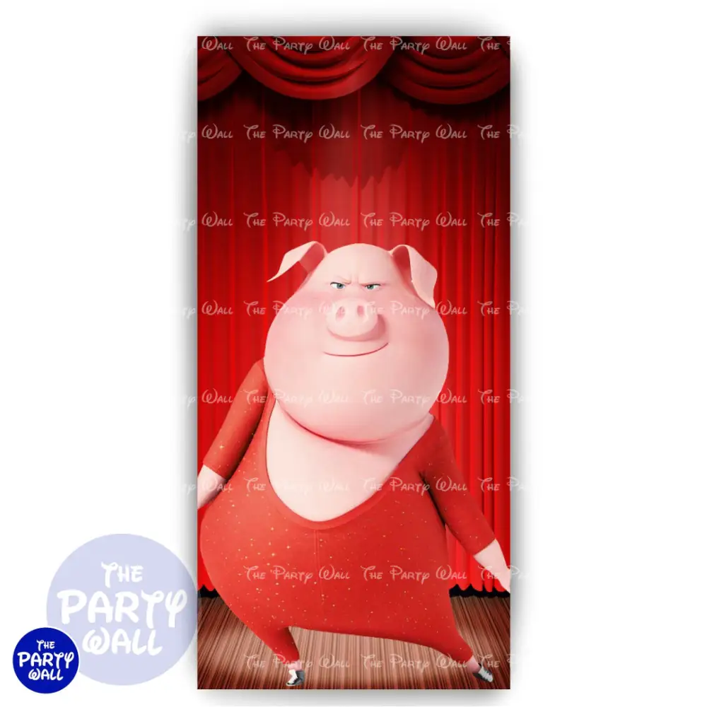 Sing - Funda para mampara de punta redonda o rectangular The Party Wall