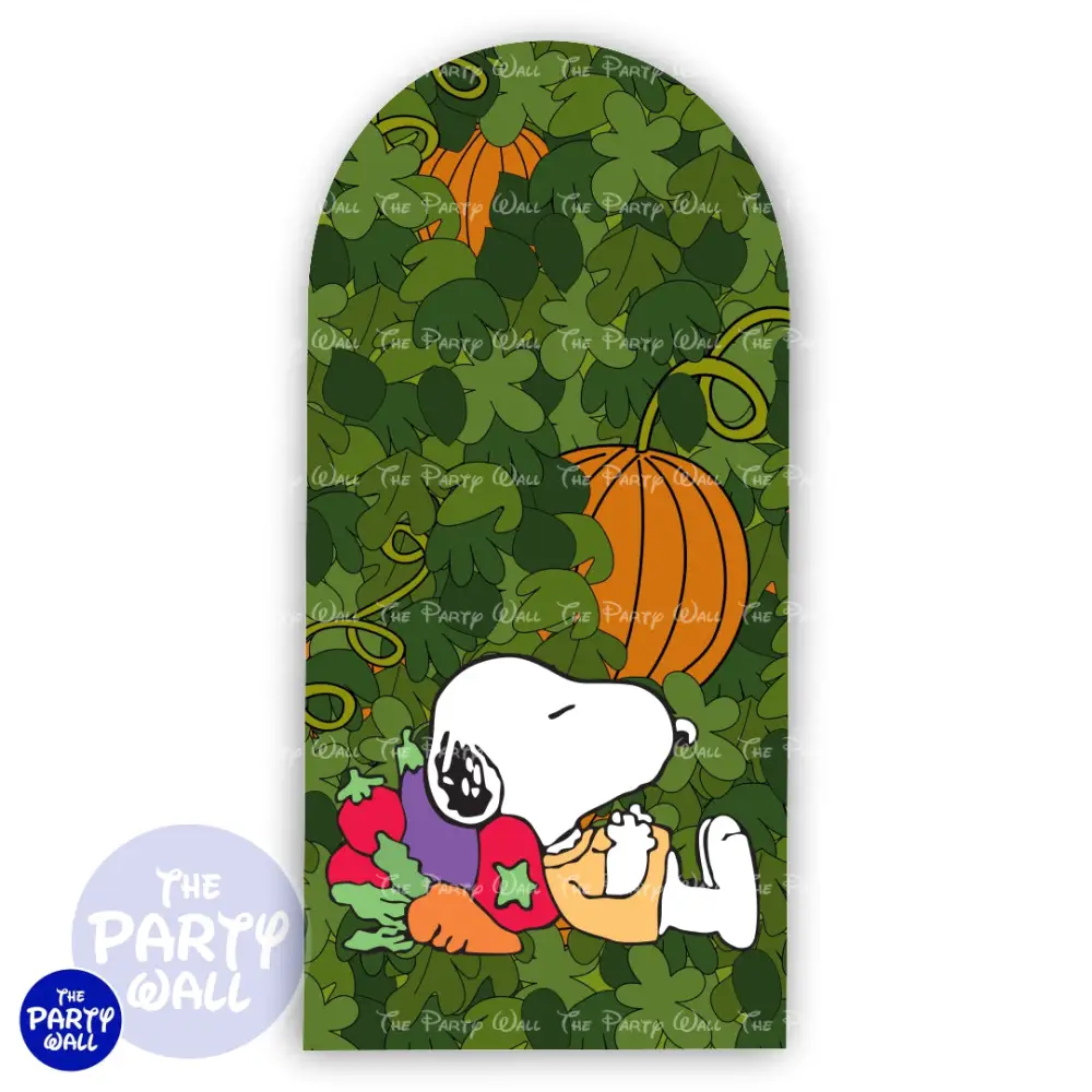 Snoopy - Funda para mampara de punta redonda o rectangular The Party Wall