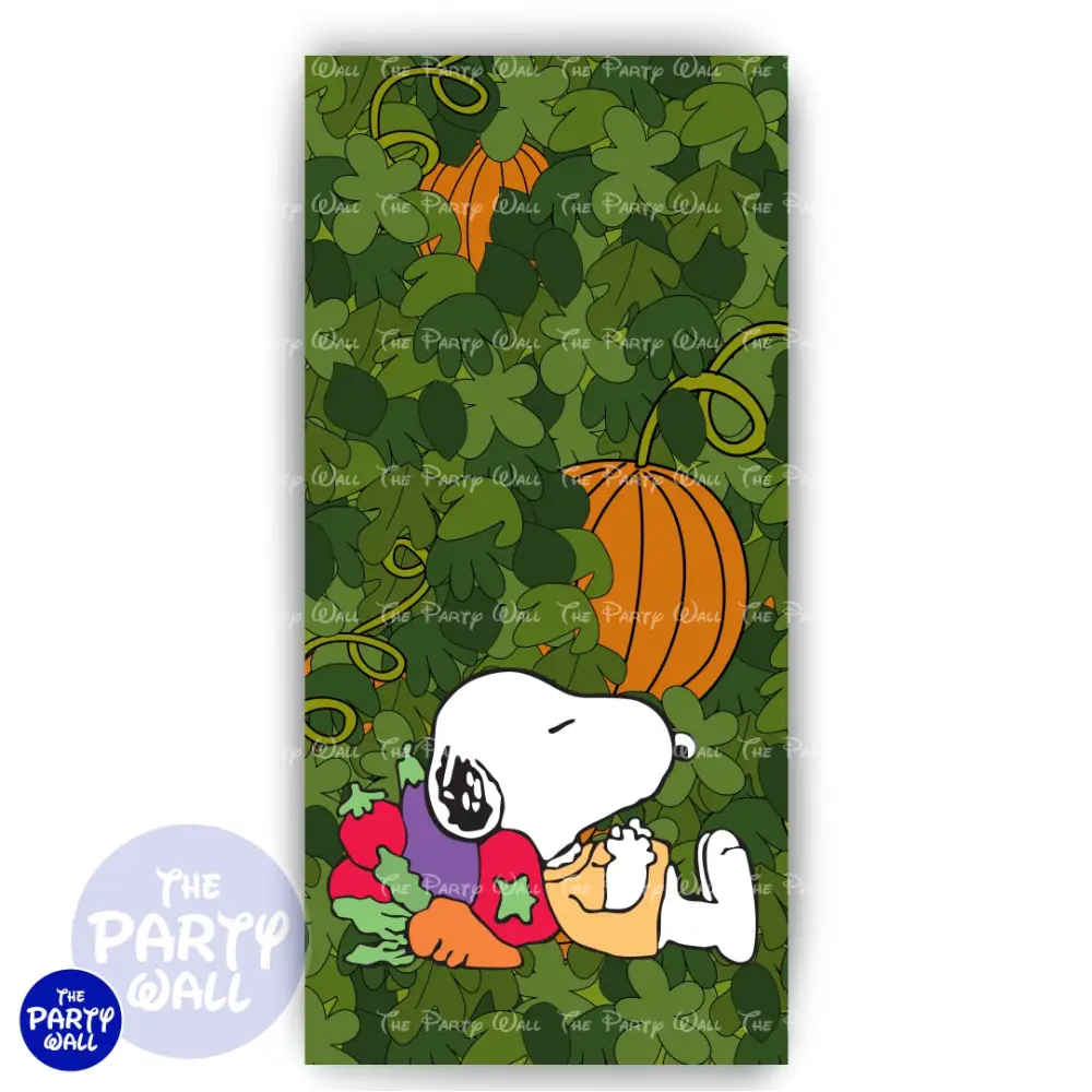 Snoopy - Funda para mampara de punta redonda o rectangular The Party Wall