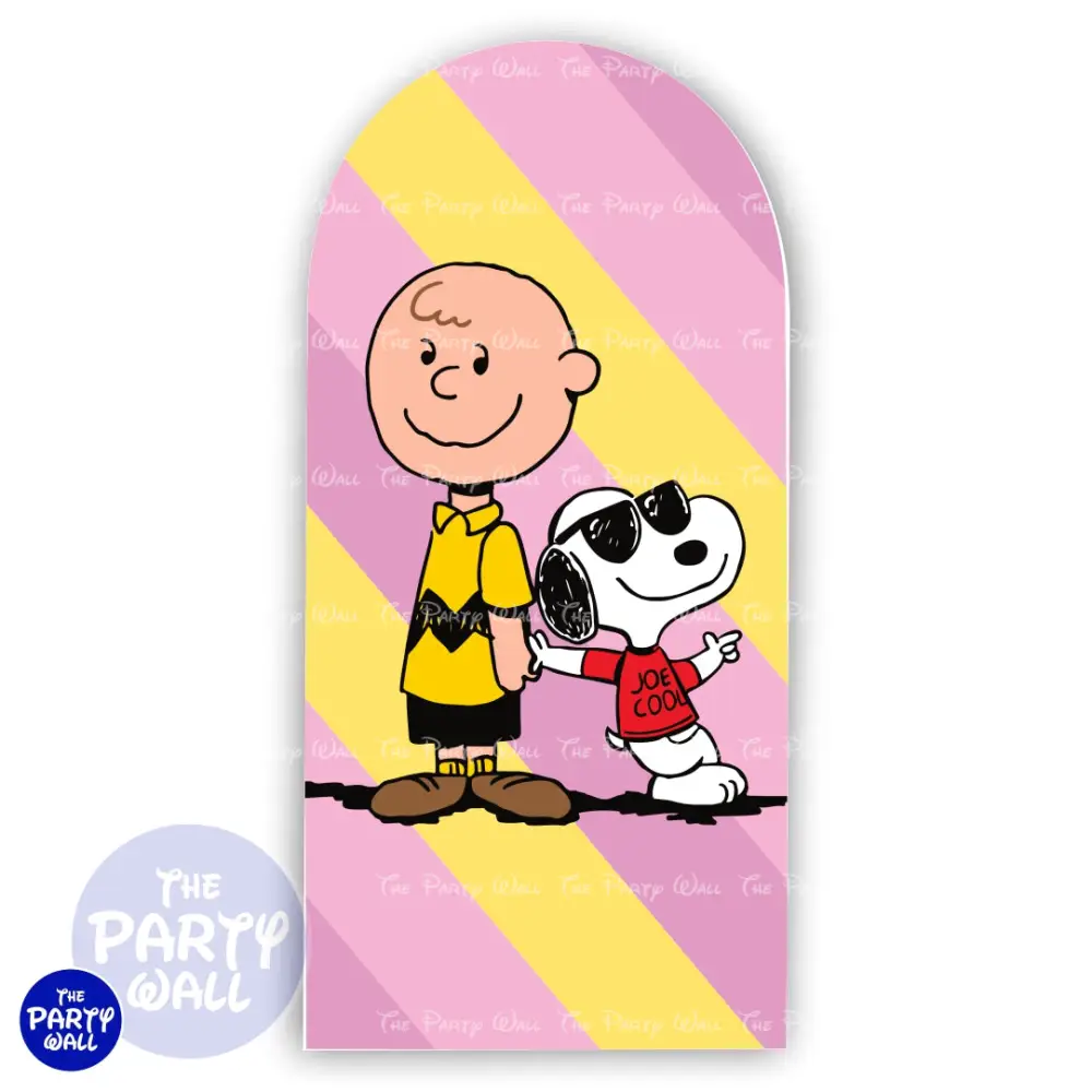 Snoopy - Funda para mampara de punta redonda o rectangular The Party Wall