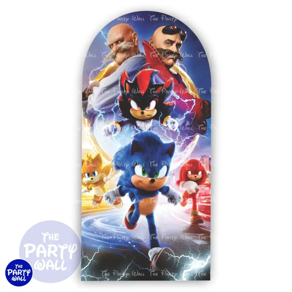 Sonic - Funda para mampara de punta redonda o rectangular The Party Wall
