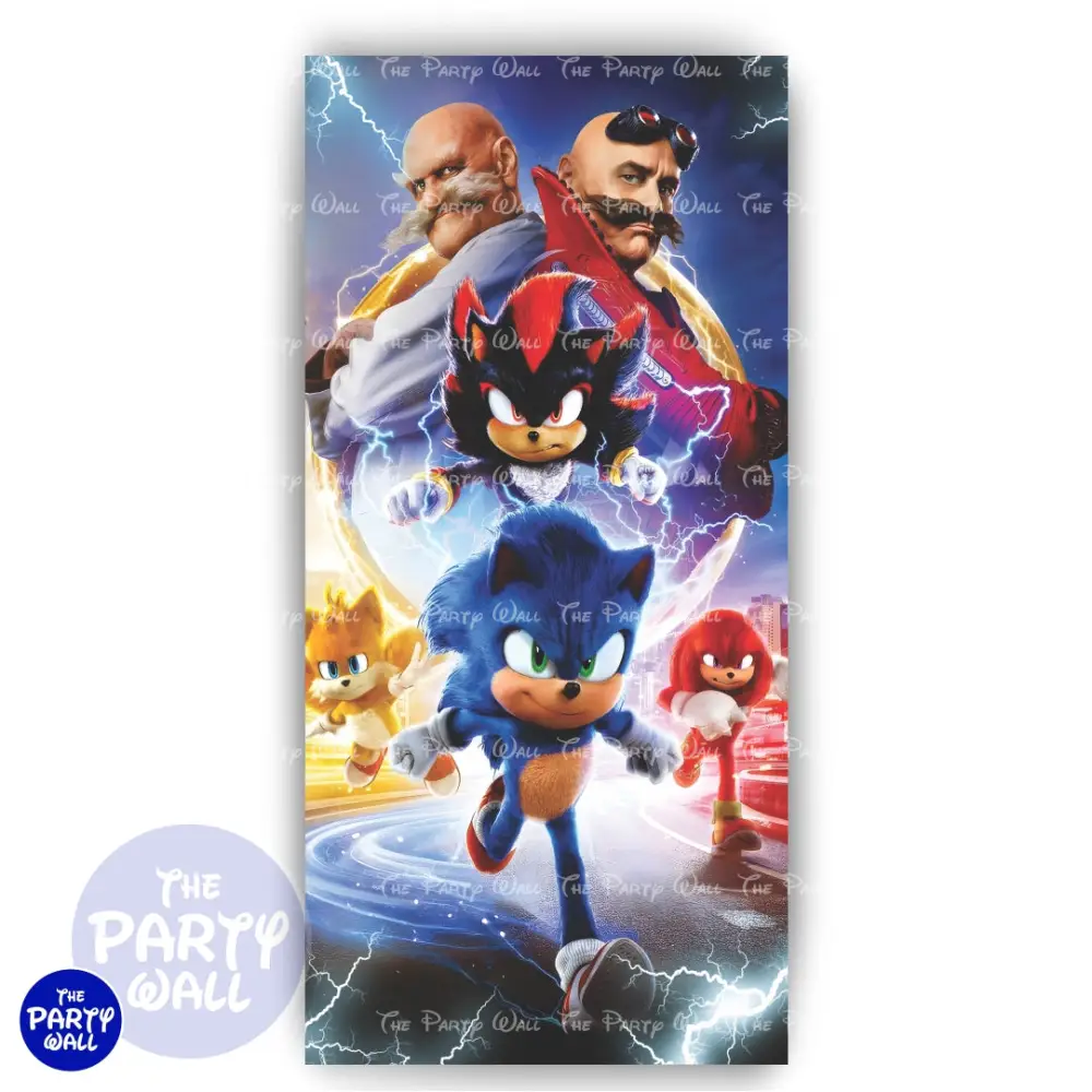 Sonic - Funda para mampara de punta redonda o rectangular The Party Wall