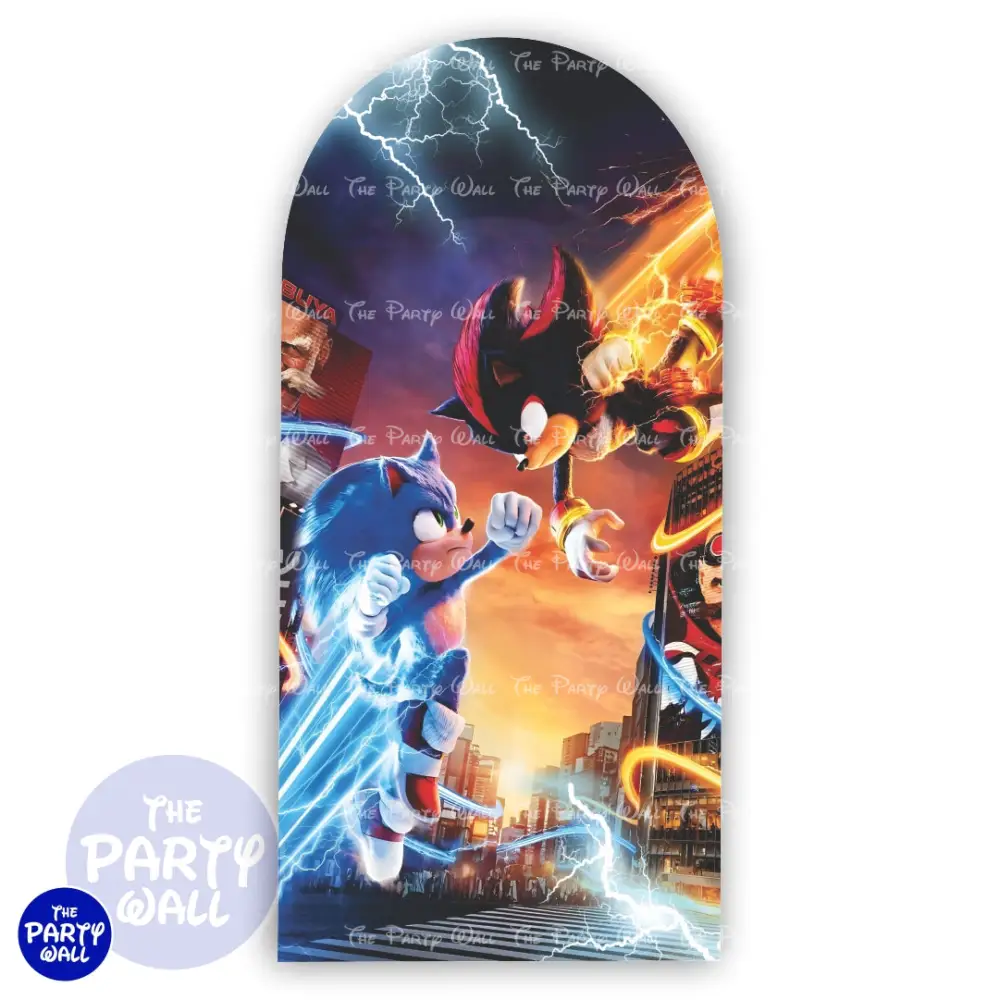 Sonic - Funda para mampara de punta redonda o rectangular The Party Wall
