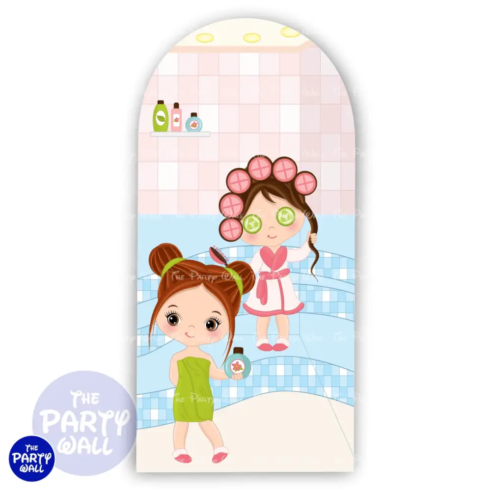 Spa - Funda para mampara de punta redonda o rectangular The Party Wall