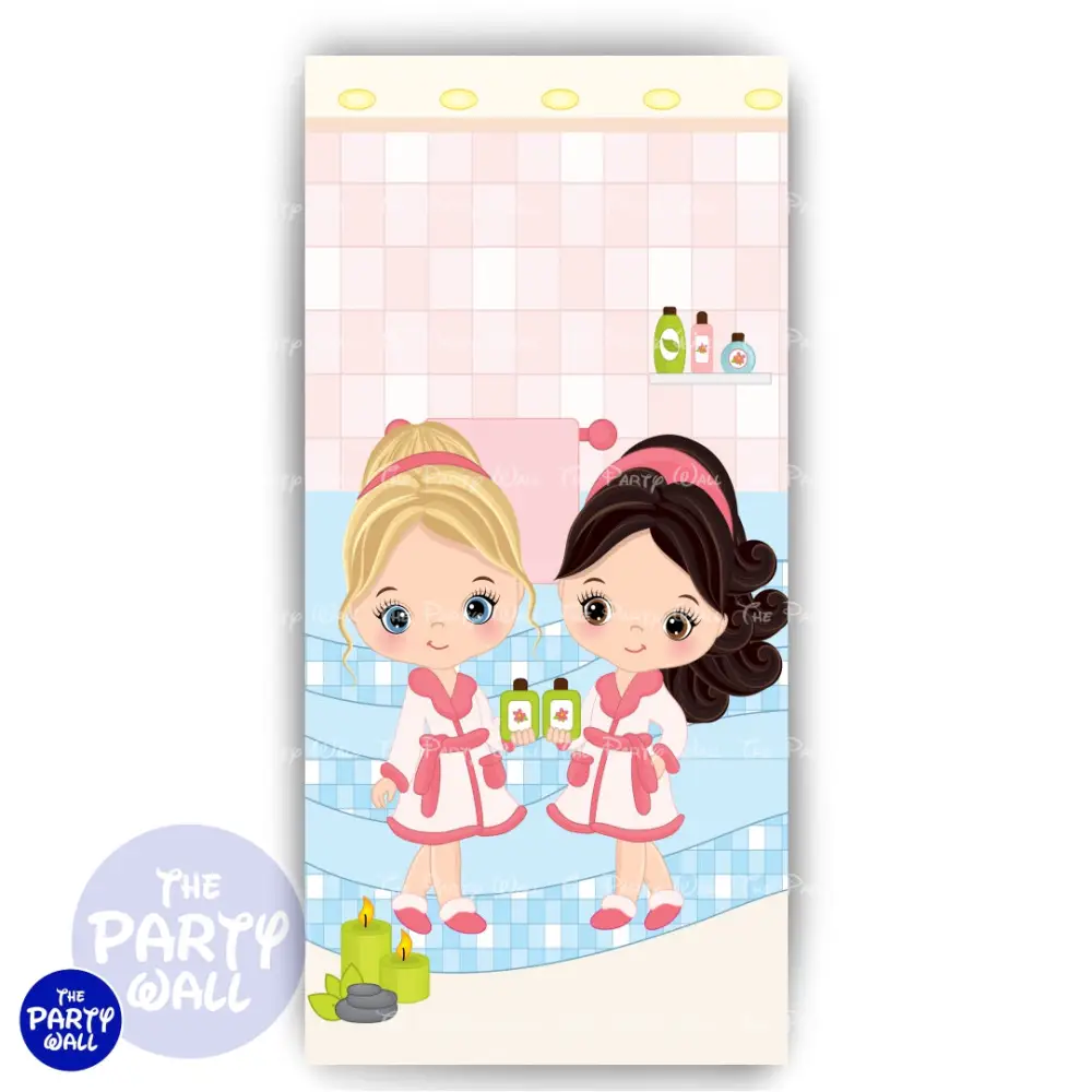 Spa - Funda para mampara de punta redonda o rectangular The Party Wall