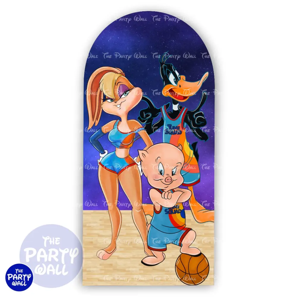 Space Jam - Funda para mampara de punta redonda o rectangular The Party Wall