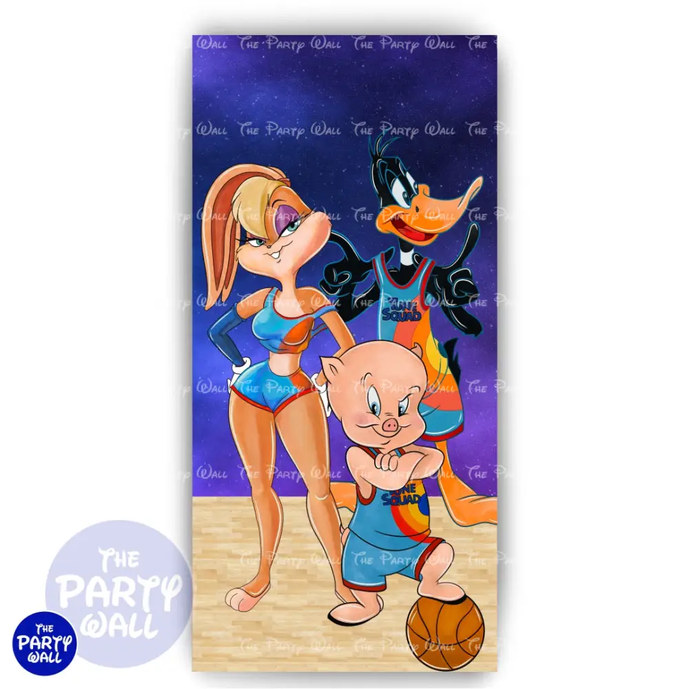 Space Jam - Funda para mampara de punta redonda o rectangular The Party Wall