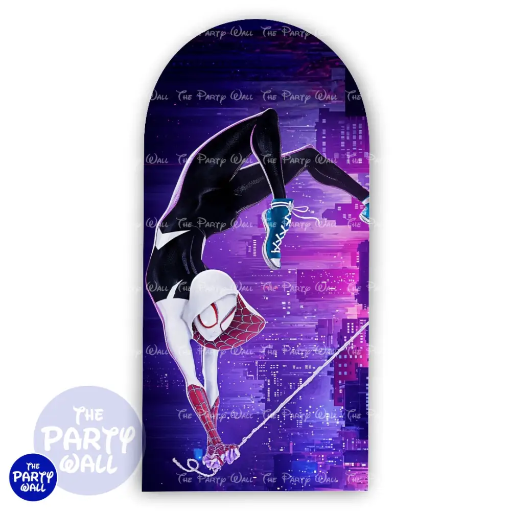 Spider Gwen - Funda para mampara de punta redonda o rectangular The Party Wall