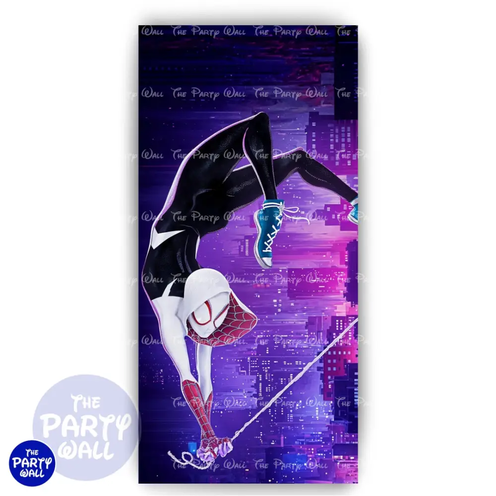 Spider Gwen - Funda para mampara de punta redonda o rectangular The Party Wall