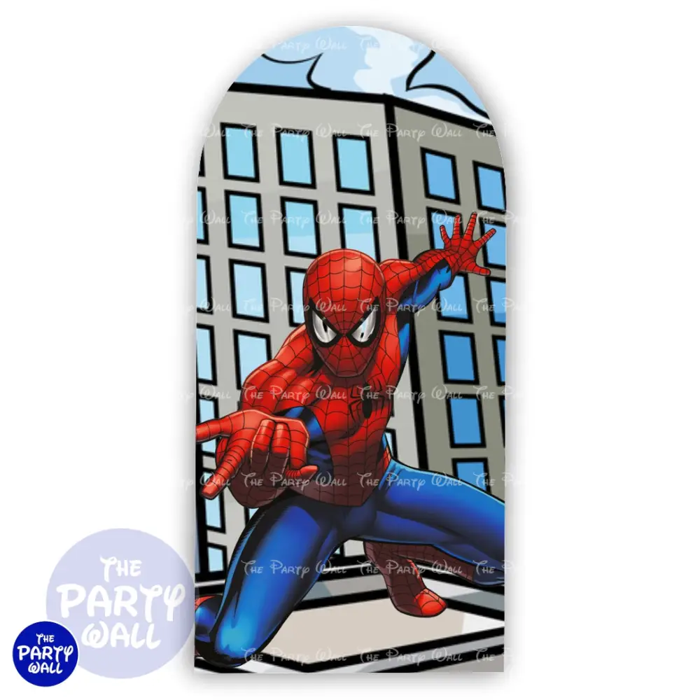 Spiderman - Funda para mampara de punta redonda o rectangular The Party Wall