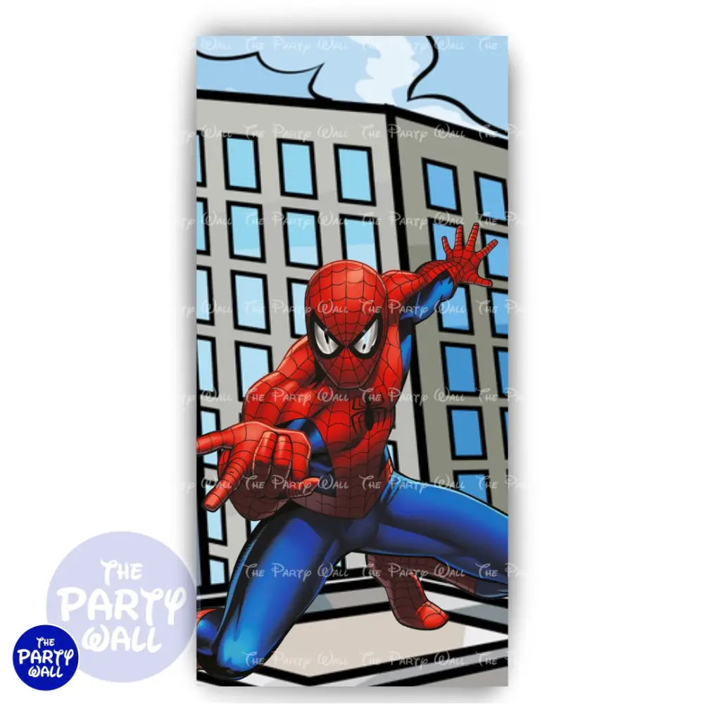 Spiderman - Funda para mampara de punta redonda o rectangular The Party Wall