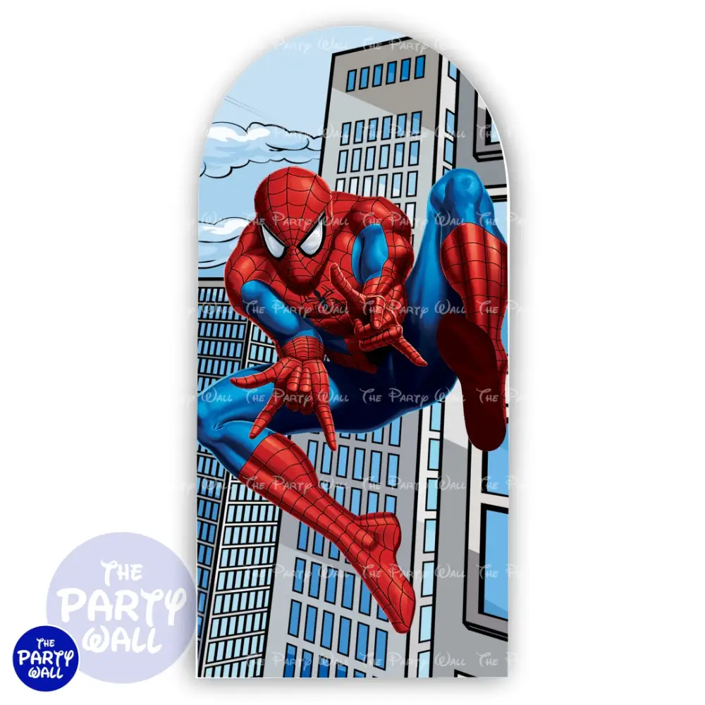 Spiderman - Funda para mampara de punta redonda o rectangular The Party Wall