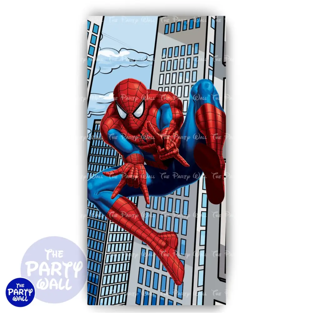Spiderman - Funda para mampara de punta redonda o rectangular The Party Wall