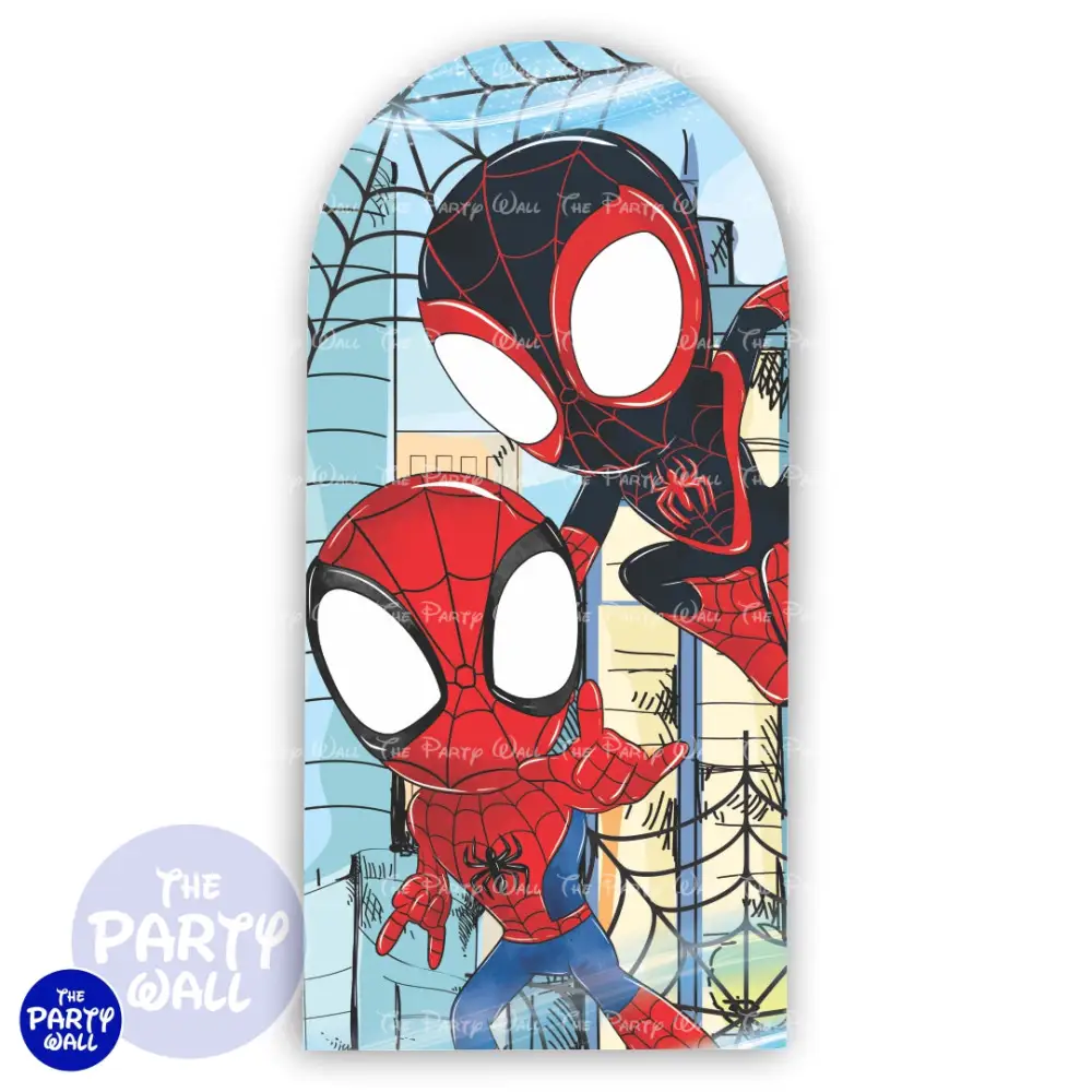 Spidey - Funda para mampara de punta redonda o rectangular The Party Wall