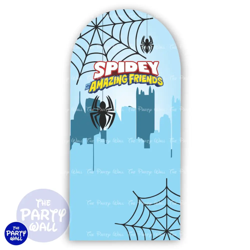 Spidey - Funda para mampara de punta redonda o rectangular The Party Wall