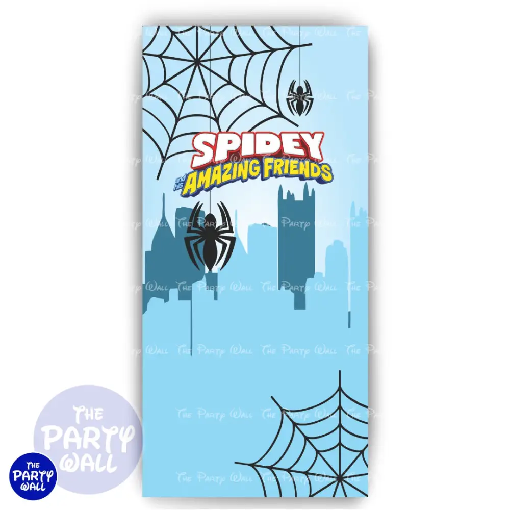 Spidey - Funda para mampara de punta redonda o rectangular The Party Wall