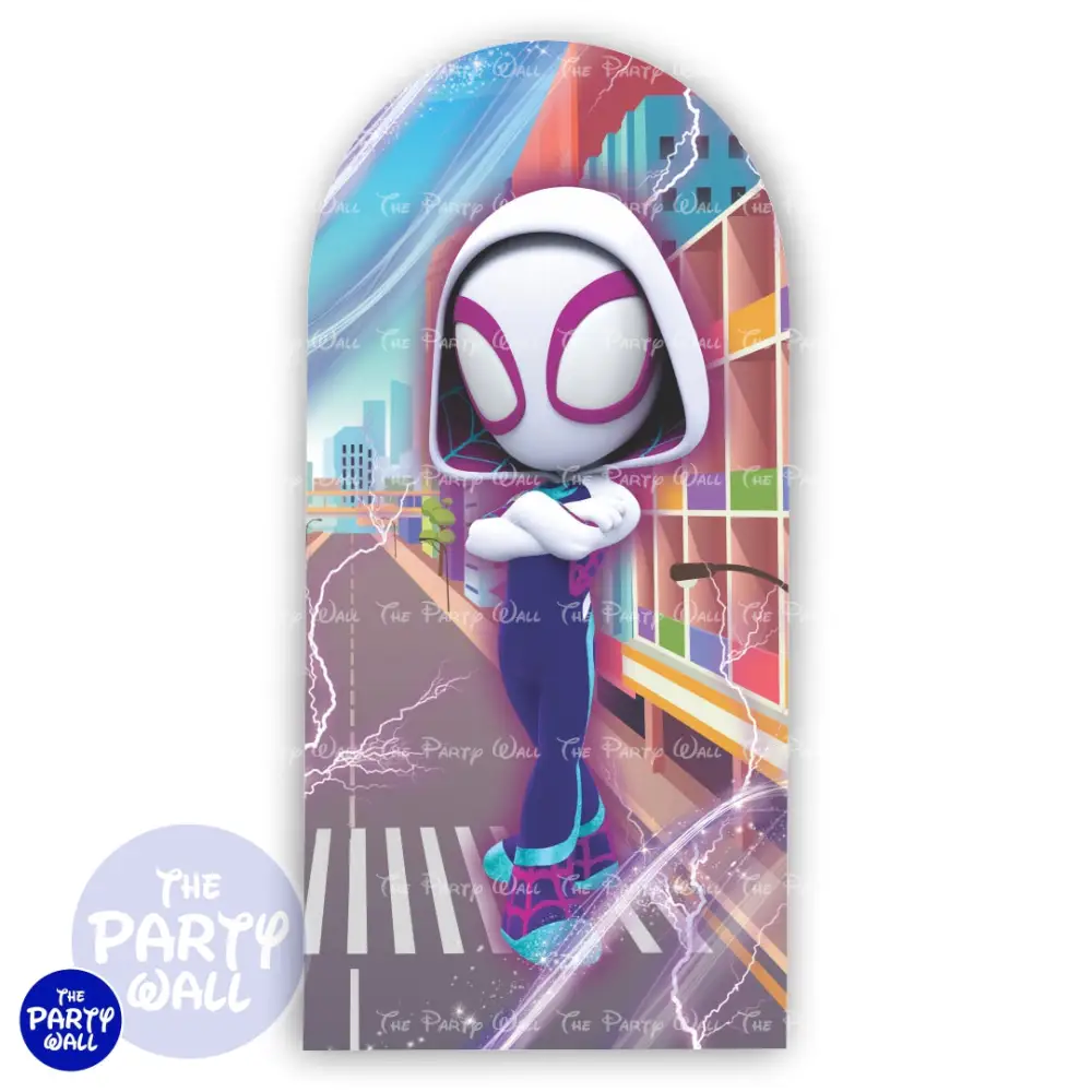 Spidey - Funda para mampara de punta redonda o rectangular The Party Wall