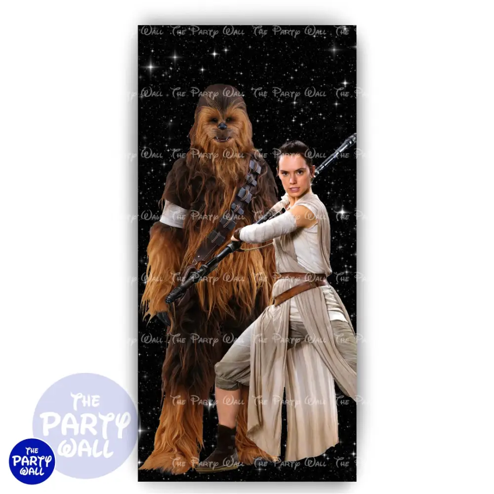 Star Wars - Funda para mampara de punta redonda o rectangular The Party Wall