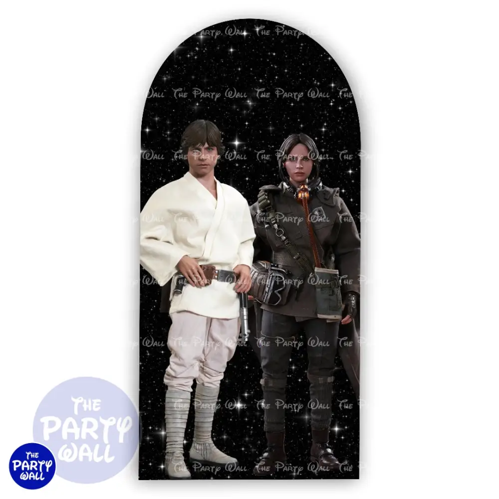 Star Wars - Funda para mampara de punta redonda o rectangular The Party Wall