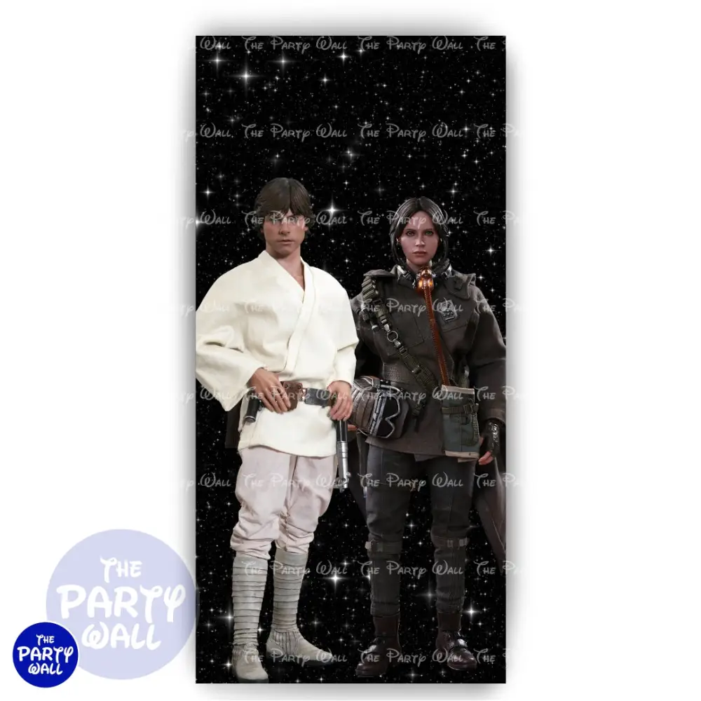 Star Wars - Funda para mampara de punta redonda o rectangular The Party Wall